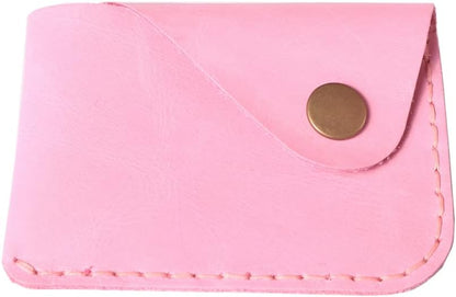 HOTHandmade Genuine Leather Ultra-thin Front Pocket Card Case | Simple, Hand Sewn