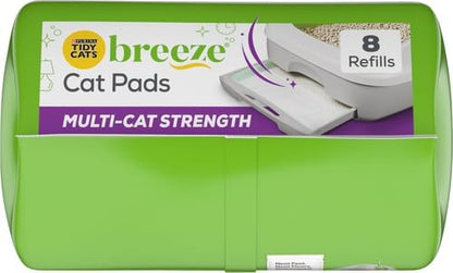 HOTPurina Tidy Cats Cat Litter Breeze Pads Refill Pack Multi Cat Litter Pads - 8 ct. Bag