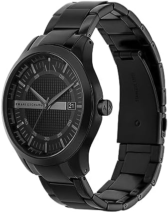 HOTA|X Armani Exchange Men's Watch, Three-Hand Stainless Steel Watch for Men