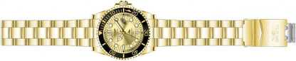 HOTInvicta Pro Diver Men 43mm Stainless Steel Gold Gold dial PC32 Quartz