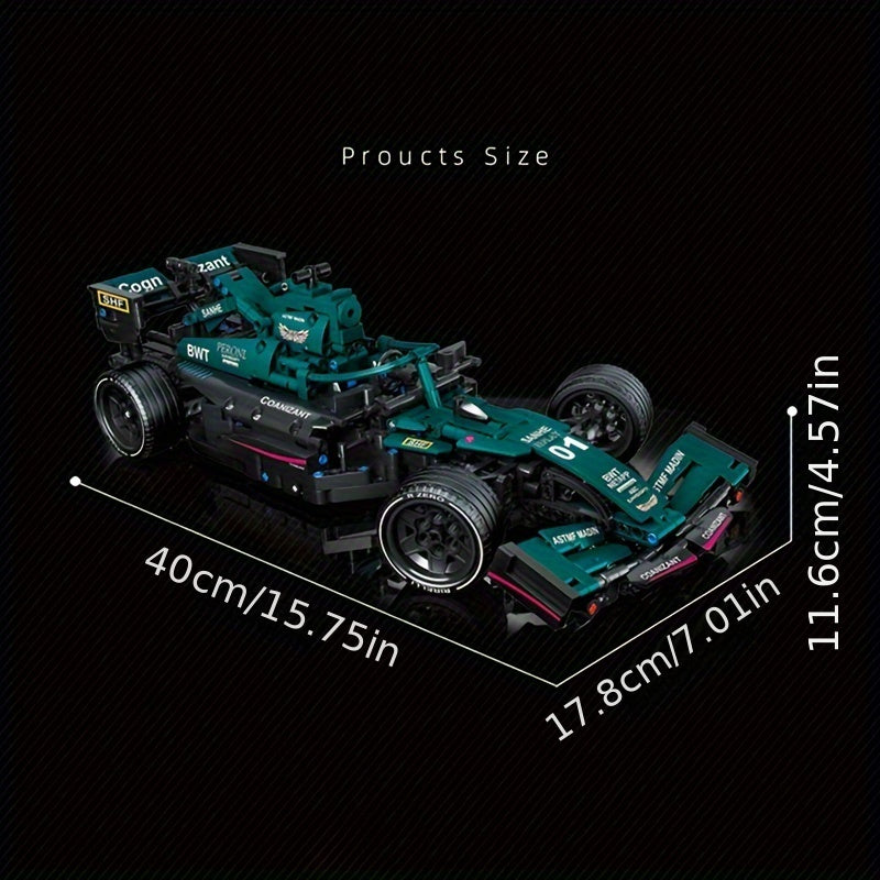 1089pcs Technical 1:12 Building Blocks, Motor Car Sport Set, Birthday Gift For Adults, Home Decor, Christmas Halloween Gift