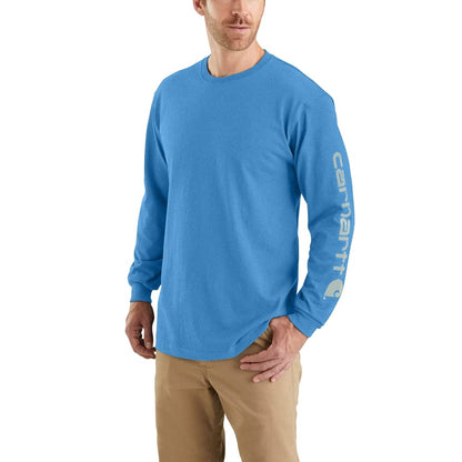 HOTCarhartt Men's Dearborn Loose Long-Sleeve Logo T-Shirt Closeout