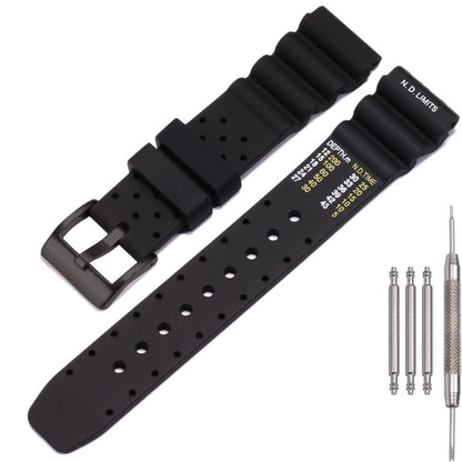 HOT20mm Soft Silicone Strap compatible with Citizen Hyper Aqualand Duplex Promaster Men's Dive Watch Band waterproof wristband watches Accessories