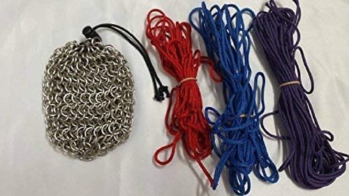 HOTStainless Steel Chainmail Dice Bag - Small