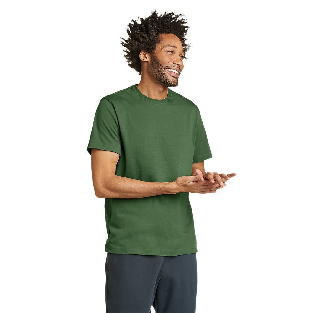 HOTEddie Bauer Men's Legend Wash Classic Short Sleeve Cotton Tee Crewneck T-Shirt