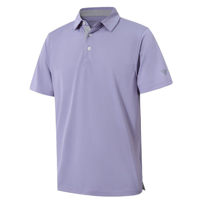 HOTMens Golf Shirt Short and Long Sleeve Moisture Wicking Dry Fit Performance Solid Casual Pique Golf Polo Shirts for Men