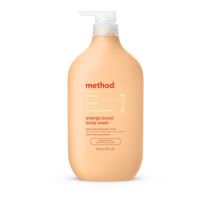 HOTMethod Body Wash, Pure Peace, Paraben and Phthalate Free, 28 oz (Pack of 1)