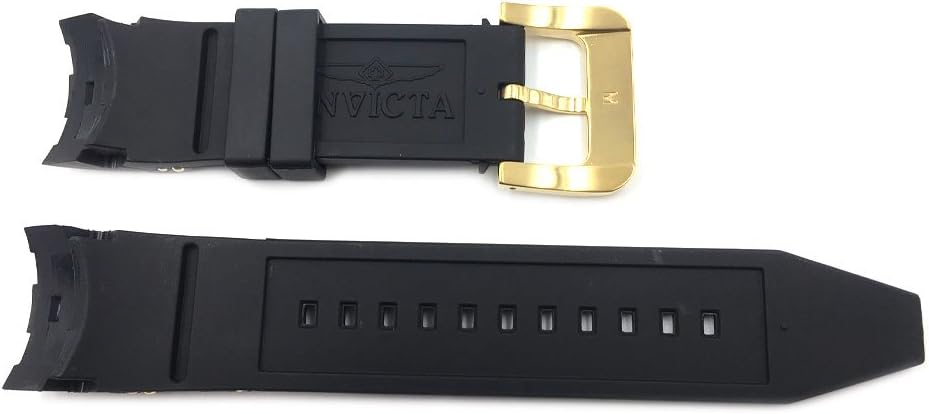 HOTGenuine Invicta Pro Diver 26mm Black Watch Strap for Model 6981, 6983, 6985, 6995