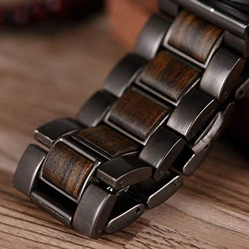HOT2win Engraved Wooden Watch for Boyfriend My MAN Fiancé Husband Customized Personalized Wood Watches for Men Birthday Anniversary Personalized Watch