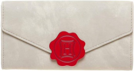 HOTBioworld Hogwarts Letter w/Crest Seal One Size Fits Most Faux Leather Wallet