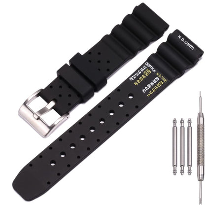 HOT20mm Soft Silicone Strap compatible with Citizen Hyper Aqualand Duplex Promaster Men's Dive Watch Band waterproof wristband watches Accessories
