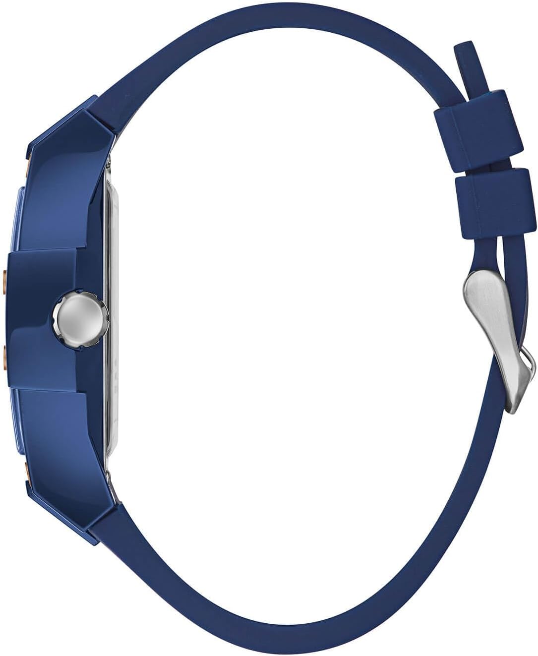 HOTGuess Men's GW0G Series| Analog Trend Watch| Polycarbonate Case| Silicone Bracelet | 50M Water Resistance