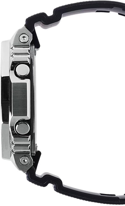 HOTG-Shock Casio G-Steel Solar Connected Black Dial Black Resin Strap Watch - GBM2100-1A