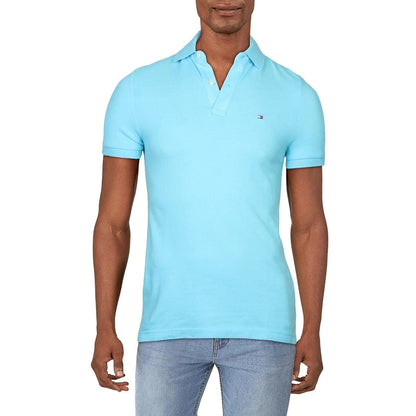 HOTTommy Hilfiger Mens Short Sleeve Cotton Pique Polo Shirt in Regular Fit