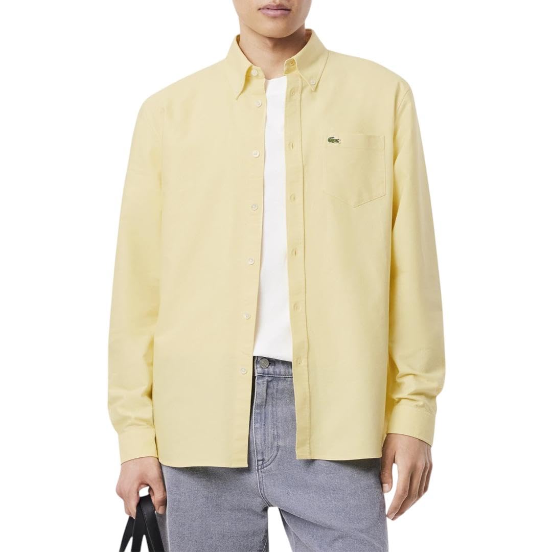 HOTLacoste Men's Regular Fit Oxford Shirt