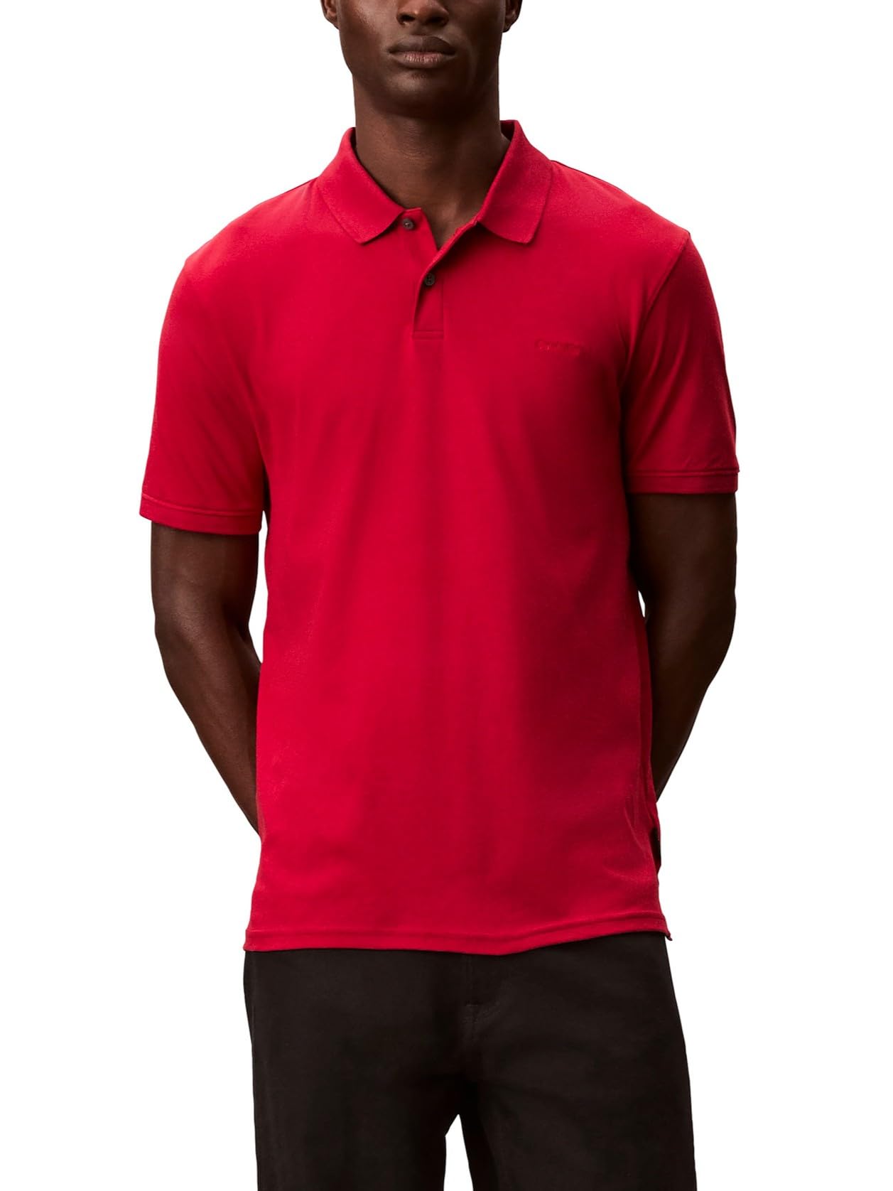 HOTCalvin Klein Men's Liquid Touch Polo