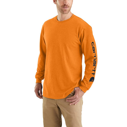 HOTCarhartt Men's Dearborn Loose Long-Sleeve Logo T-Shirt Closeout