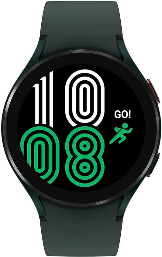 HOTSamsung Galaxy Watch 4 44MM SM-R870 Aluminum Smartwatch GPS Only - Green (Renewed)