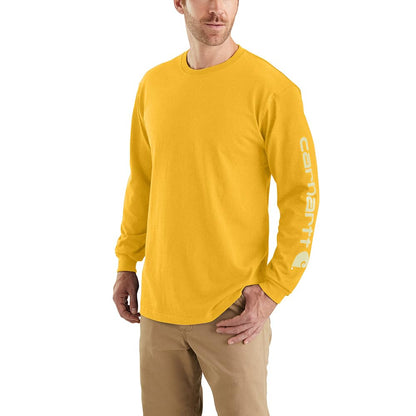HOTCarhartt Men's Dearborn Loose Long-Sleeve Logo T-Shirt Closeout
