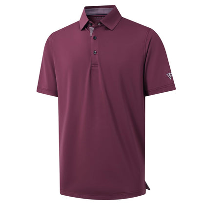 HOTMens Polo Shirts Short and Long Sleeve Casual Solid Stylish Dry Fit Performance Designed Collared Golf Polo Shirts for Men