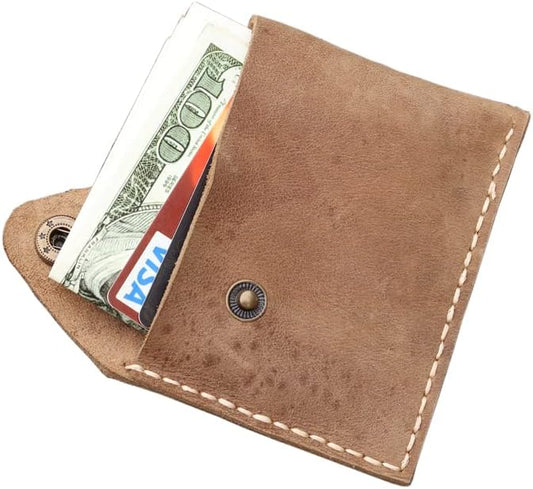HOTNew Type Simple Structure Large Capacity Handmade Card Case can Hold Banknotes Credit Cards Certificates and Card Bags
