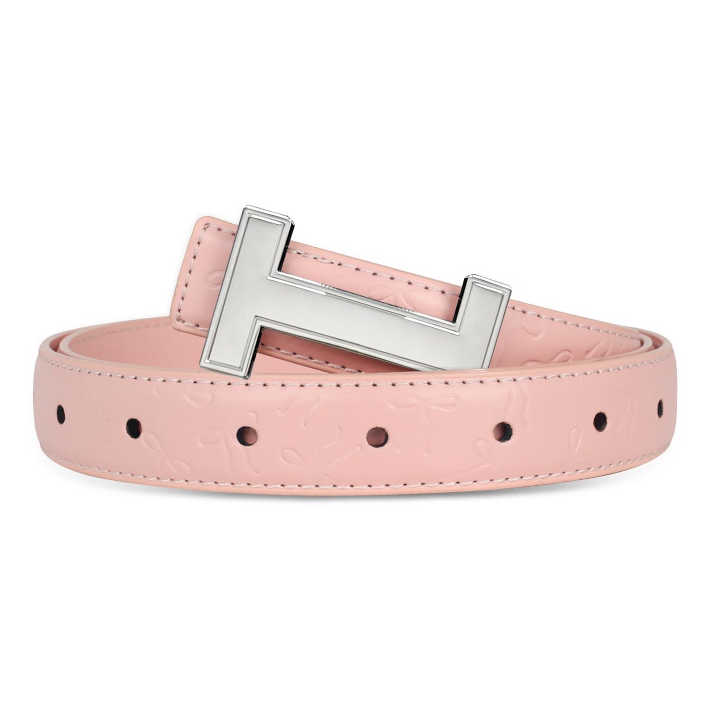 HOTRelang Women's Belts with Gold Buckle, Fashion Waist Band, Elegant Ladies' Belt, Gift for Women