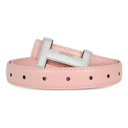 HOTRelang Women's Belts with Gold Buckle, Fashion Waist Band, Elegant Ladies' Belt, Gift for Women