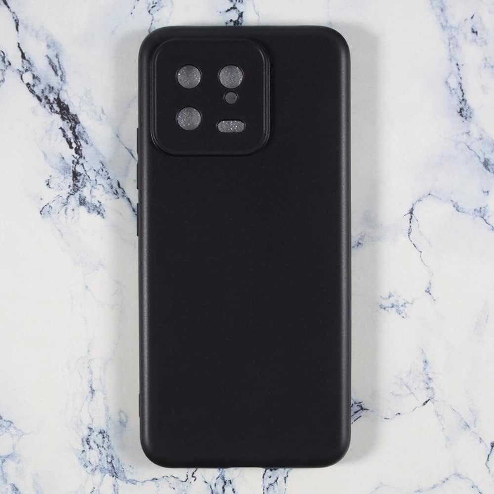 HOTSoft Case Compatible with Xiaomi 13 Special, Slim Shockproof Bumper Protective Back Cover, Anti-Scratch Flexible Shell, Grip-Friendly(Black)