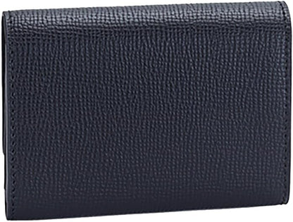 HOTWomen Wallet Genuine Leather Short Trifold Card Case Holder Organizer Zipper Coin Purse (Black)