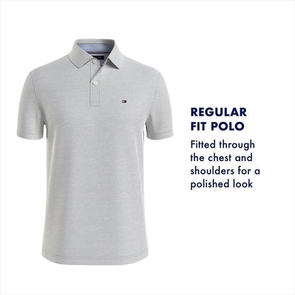 HOTTommy Hilfiger Men's Short Sleeve Moisture Wicking Stretch Polo Shirt With Quick Dry + Uv Protection