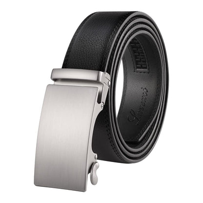 HOTLavemi Men's Real Leather Ratchet Dress Casual Belt, Cut to Exact Fit,Elegant Gift Box