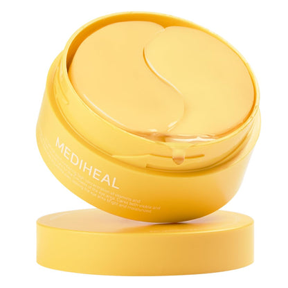 HOTMEDIHEAL Retinol Collagen Under Eye Patches - Korean Hydrogel Eye Pads (60 patches) with 95% Retinol & Collagen - Improves Puffy Eyes & Dark Circles - Non Irritating, Encapsulated Retinol