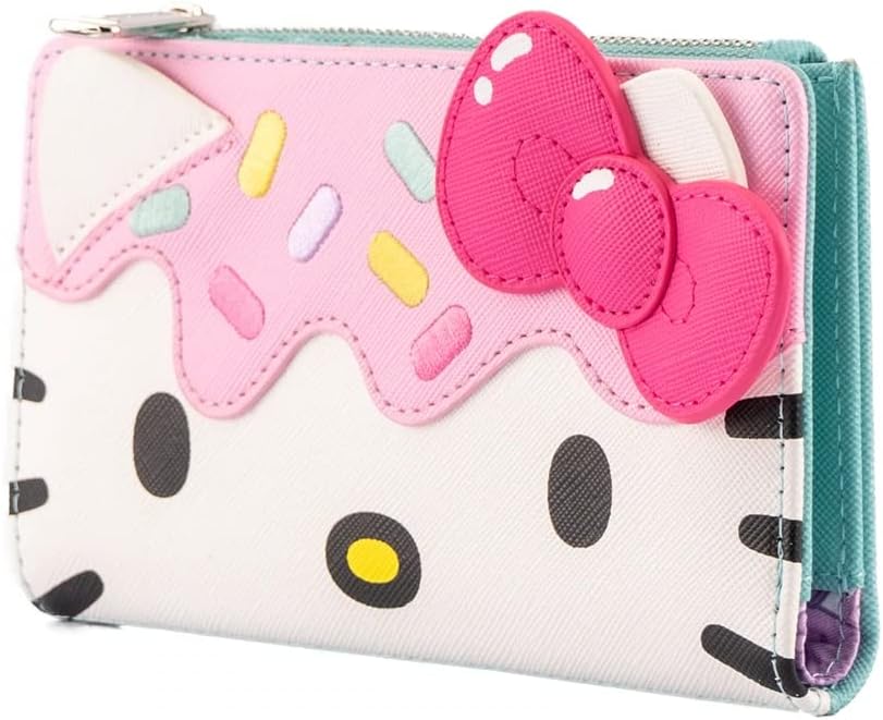 HOTLoungefly Sanrio Hello Kitty Cupcake Faux Leather Flap Wallet