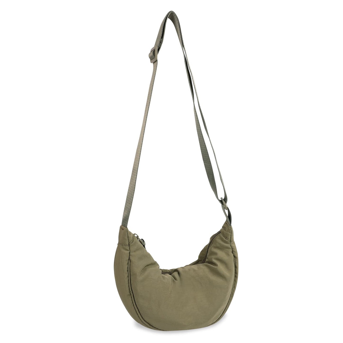 HOTNylon Crescent Crossbody Bag for Women Purses Trendy Men,Small Travel Sling Bag Hobo