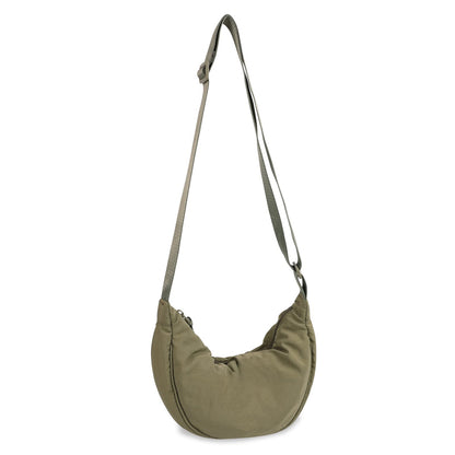 HOTNylon Crescent Crossbody Bag for Women Purses Trendy Men,Small Travel Sling Bag Hobo