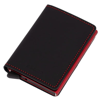HOTSecrid Slim Wallet Original Leather With Rfid Safe Card Case