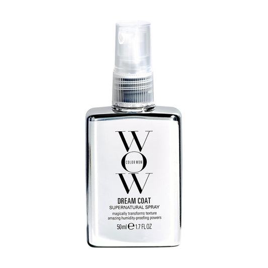 HOTCOLOR WOW Dream Coat Supernatural Spray, Anti-Humidity Frizz Control and Heat Protectant for Glassy, Shiny Hair
