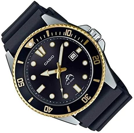 HOTCasio MDV106 Series | Unisex Analog Watch | 200M WR | Stainless Steel Case | Resin Band | 2 Hand Analog (HR, Min, SEC) | Date Display | Screw Down Crown/Screw Down Caseback | 3 Year Battery