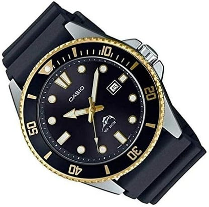 HOTCasio MDV106 Series | Unisex Analog Watch | 200M WR | Stainless Steel Case | Resin Band | 2 Hand Analog (HR, Min, SEC) | Date Display | Screw Down Crown/Screw Down Caseback | 3 Year Battery