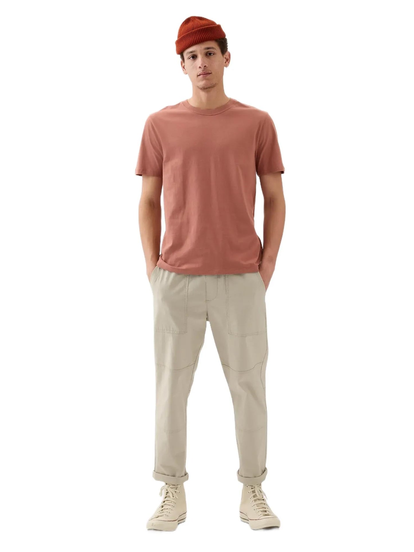 HOTGap Mens Everyday Soft Crewneck T-Shirt Tee