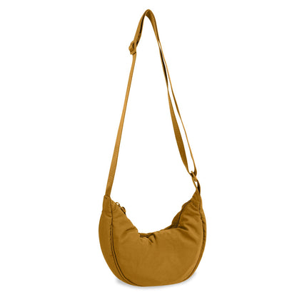 HOTNylon Crescent Crossbody Bag for Women Purses Trendy Men,Small Travel Sling Bag Hobo