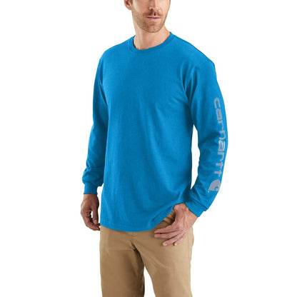 HOTCarhartt Men's Dearborn Loose Long-Sleeve Logo T-Shirt Closeout