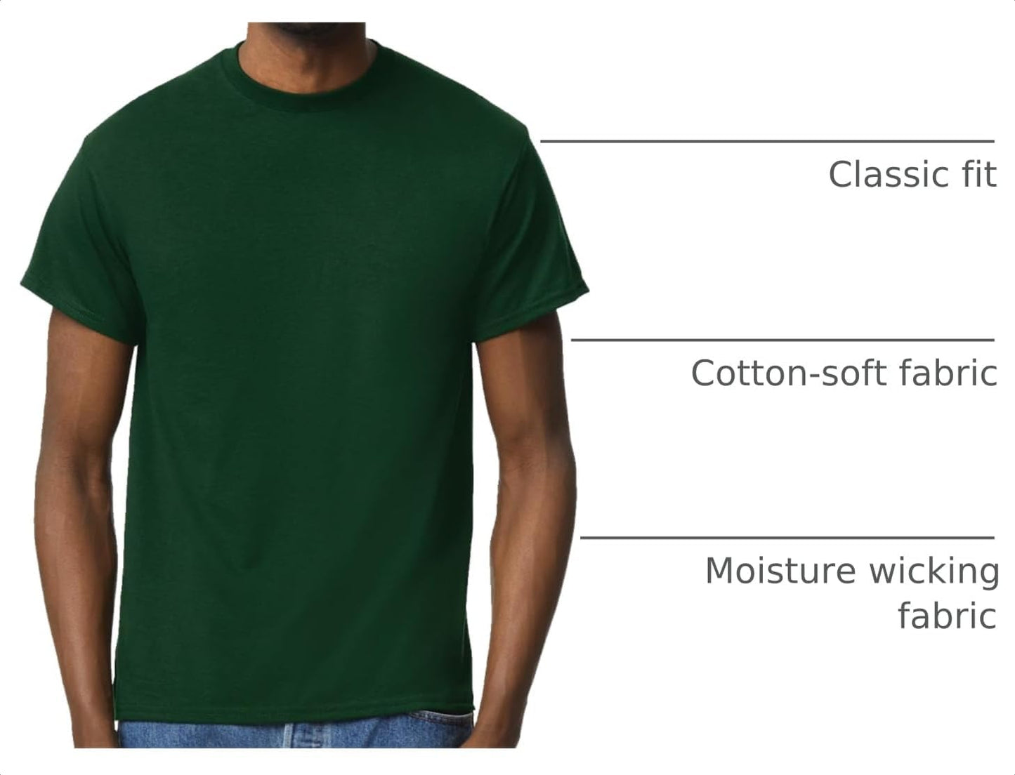 HOTGildan Unisex-Adult DryBlend T-Shirt, Style G8000, Multipack
