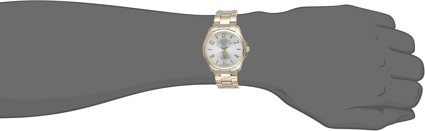 HOTU.S. Polo Assn. Classic Men's USC80215 Gold-Tone Watch
