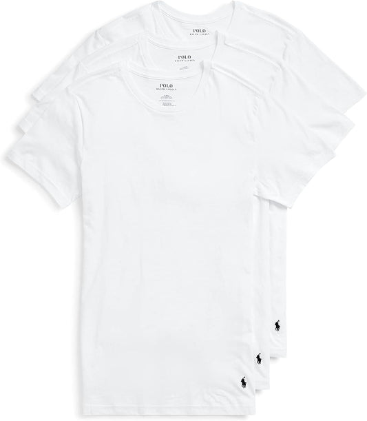 HOTPolo Ralph Lauren Underwear Men's Slim Fit Cotton Crew Tee 3 Pack