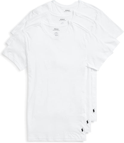 HOTPolo Ralph Lauren Underwear Men's Slim Fit Cotton Crew Tee 3 Pack