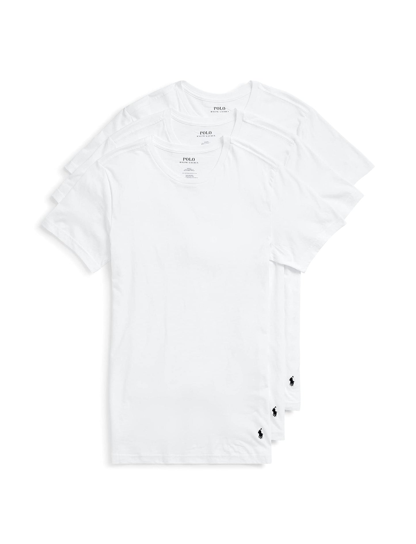HOTPolo Ralph Lauren Underwear Men's Slim Fit Cotton Crew Tee 3 Pack