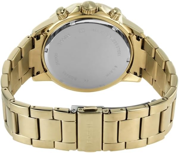 HOTBannon Multifunction Gold-Tone Stainless Steel Watch