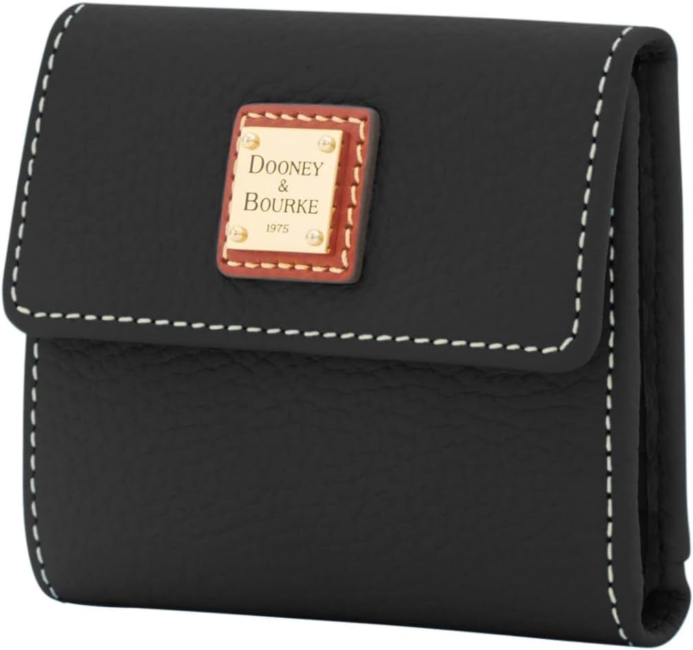 HOTDooney & Bourke Pebble Grain Small Flap Wallet