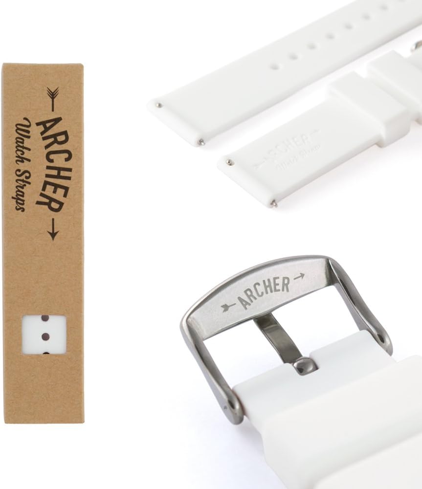 HOTArcher Watch Straps - Soft Silicone Quick Release Watch Bands